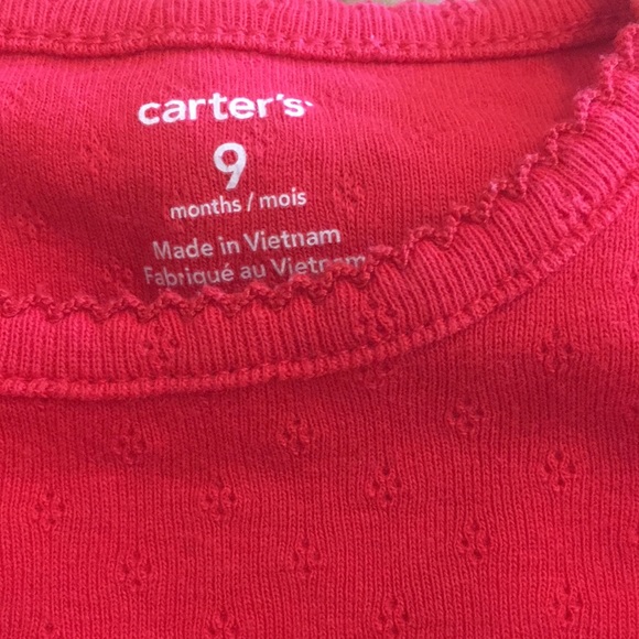 Carter’s reindeer sweater, two onesies, pants 9M - Picture 6 of 12